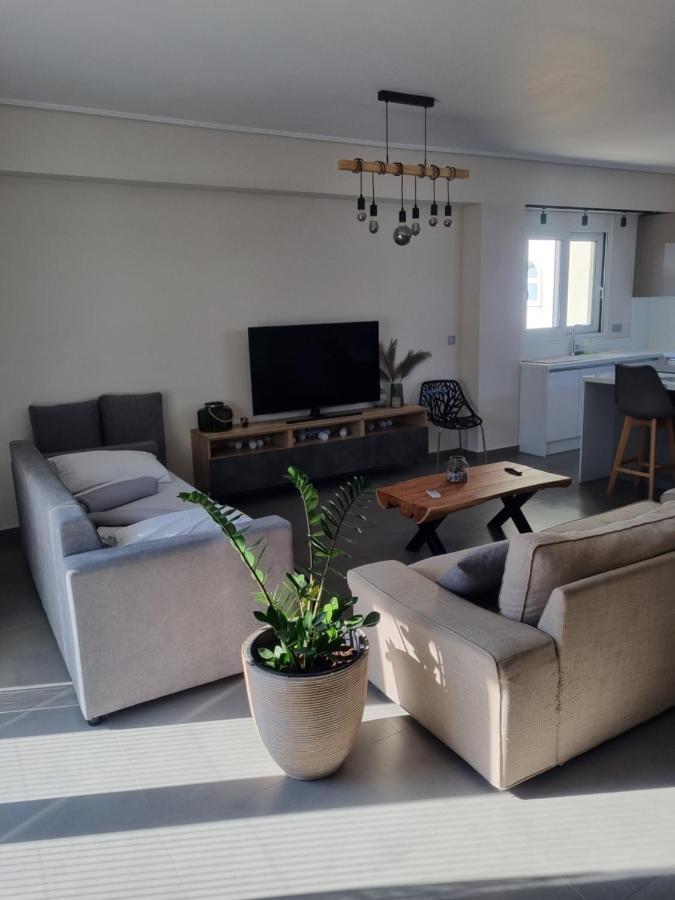 New Minimal Apartment,10' From Athens Airport สปาตา ภายนอก รูปภาพ
